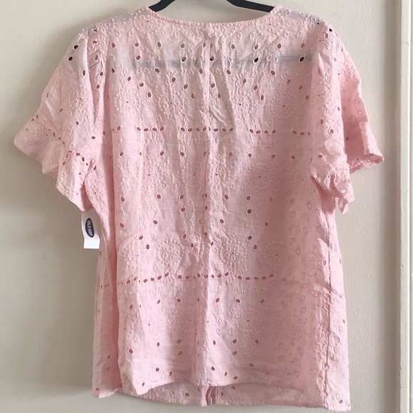 NWT Old Navy Pink Blouse Size Large - Picture 5 of 5